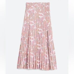 Delilah Side Slit Maxi Skirt pleated & so flowy